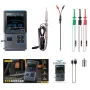 FNIRSI DSO-TC4 3-in-1 Oscilloscope Signal Generator Transistor Tester 48MSa/s 10MHz Bandwidth Portable Design Rechargeable Battery Adjustable Waveforms