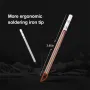 AtuMan EI2 Portable Soldering Iron 72W 9-24V DC 5525 Fast Heating LED Indicator Temperature Control 300-400°C Lightweight 40g