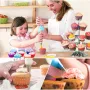 72Pcs Cake Decorating Kit With Case Baking Mold Supplies Tools Set Storage Case Cooking Glove