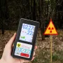 BR-6 Geiger Counter Nuclear Radiation Tester Personal Dosimeter Beta Gamma X-ray Tester Real-Time Data Alerts Portable Tester