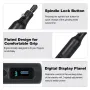 Electric Polisher Cordless Rotary Tool with Digital Display 1500mAh Battery 3 Speed Settings 25Pcs Accessory Kit DIY Crafts Projects