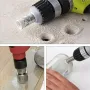 15PCS 15mm-50mm Diamond Drill Bits Hole Saw Diamond Drill Bit Set For Diamond Coating Carbon Steel For Glass Ceramics Porcelain Ceramic Tile