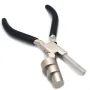6\ Wire Bending Pliers Stainless Steel Jaws Triple Barrel 13mm 17mm 22mm Jewelry Making Tool with Padded Grips
