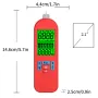 BSIDE A2 TechMaster TM-2000 Digital Multimeter Versatile Auto-Range Electrical Tester with LCD Display and 6000 Digit Accuracy