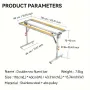 Imbot Wood Cutting Bracket Sawhorse Miter Saw Table Frame Adjustable Height 70-90cm Stainless Steel 220LB Load Portable Woodworking Table