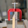 Industriële G-klem Driewegklem Spiraal Geavanceerd ontwerp Gefreesd gietijzer Hoge sterkte Voor machinale bewerking Meubelproductie Marmer Glaswerk