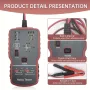 12V LED Car Battery & Relay Tester Quick Diagnostic Tool for Automotive Electrical Problems Supports 4/ 5 Pin Relays