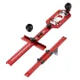 Router Multifunctional Base Plate Bracket Aluminum Alloy 2-in-1 Slotting 60-300mm Milling Diameter 300-800mm Adjustable Straight Edge 140-420mm Clamping 10-25mm