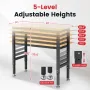 ENJOYWOOD 48 inch Worktable Workbench with Power Outlet 2000 lbs Load Capacity Garage Table Desk Adjustable Height Work Bench for Garage/Wood Shop/Office/Home