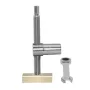 19mm/20mm 2PCS Woodworking Desktop Clip with 4 PCS Dog Holes Stop Fast Fixed Dog Hole Clip Clamp Brass Stainless Steel Fixture Vise Benches Joinery Carpenter Tool