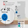 RMDZT-1PNL 63A Smart WiFi Circuit Breaker ON/OFF Timing Function Short Circuit Protection Voice Control Real-Time Electricity Consumption Tracking Compatible Tuya Smart Life App