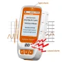 Contatore Geiger HFS-20, tester di radiazioni nucleari, tester radioattivo, dosimetro personale, tester di raggi X beta gamma, monitor LCD per test di radioattività