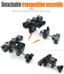 3-in-1 Precision Jig Dowel Cam Jig Dowelling Jig Master Kit Wood Hole Drilling Guide Woodworking Position for DIY Wood Working