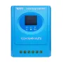 Controlador solar MPPT 100A/120A/150A 12V/24V/36V/48V com display de energia e saída USB dupla, carregamento inteligente, controle de luz, chumbo-ácido e lítio