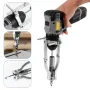 Square Hole Drill Bit Adapter Drill Bit Fixing Bracket Professional Attachment Joint Mortiser Bit for Woodworking Tools