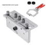 ENJOYWOOD Aluminum Alloy Hole Cutter and Drill Bit 15mm Cutter 7mm 8mm 10mm Drill Bits for Precise Drilling Tasks for ENJOYWOOD Drill Guide