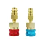 Quick Connect Coupler R1234YF to R134A Adapter HVAC Auto AC Tool High and Low Side Fittings Efficient Quick Connect