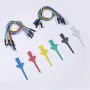 18PCS High-Pressure Differential Multimeter Testing Hook Universal Compatibility with Aircraft-Type IC Clamp Compact Design Probe Needle for Precision Lab Work and Circuit Testing