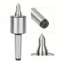 Woodworking Turning Return Top MT2 Live Center 0.0002inch High Accuracy 60 Degree Lathe Center With 18mm Shank Diameter For Lathe Wood Metal Turning Tool
