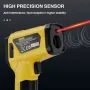 -50~800℃ LCD Color Display Non-Contact Infrared Thermometer High Temperature Infrared Laser Electronic Thermometer IR Thermometer Pyrometer