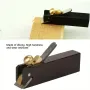 Mini Planer Kayu Kayu Hitam Pesawat Tangan Mini DIY Talian Kabel Woodworking Plane Tukang Kayu Alat Memotong Kayu