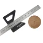 ENJOYWOOD Woodworking Center Scriber 45 Degrees Angle Line Caliber Ruler Wood Measuring Scribe Tool