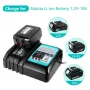 For Makita DC18RC Battery Charger 18V 14.4V Rapid 3A Power Tool Charging Station EU/US Plug