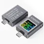 13 in 1 DC 4.5-50V 0-12A 多機能デジタルディスプレイ DC電圧電流計 電力計 Type-C 携帯電話充電 PD3.1 テスター