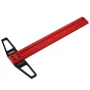 VEIKO TS Imperial 12 to 30 Inch Aluminum Alloy Precision Woodworking Scriber Positioning Marking T Ruler 1/16 Inch Per Hole