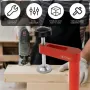 Kẹp chó bằng hợp kim nhôm, miếng đệm silicon không để lại dấu, phụ kiện làm mộc để định tuyến, cắt, mài, dịch vụ lâu dài, có hai kích cỡ