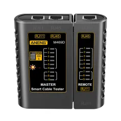 ANENG Network Cable Tester RJ45 RJ11 RJ12 CAT5 UTP LAN Cable Tester Network Pairing Tool M469D