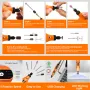 Mini Cordless Rotary Tool 5-Speed USB Charging Rotary Tool Kit with 55 Accessories Multi-Purpose 3.7V Power Rotary Tool for Sanding Polishing Drilling Etching Engraving DIY Crafts