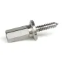 Adjustable Stainless Steel Drill Head Tool for Woodworking Hexagonal 10mm End Lightweight and Durable Design Ideal for Round Dowels