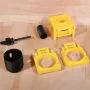 1-3/8\ - 1-3/4\ Door Lock Installation Kit with Guide Template and Door Lock Hole Saw for Wooden Doors/Windows