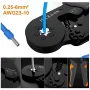 Hexagonal Self-Adjustable Ratchet Ferrule Crimping Tool Kit 23-10AWG 0.25-6mm² Crimper Kit with 400-2000pcs Wire Terminals
