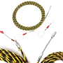 5M/10M/15M/20M/25M 6mm Spiral Kablo Çekici Boru Yılan Kablo Olta Balıkçısı Bant Tel Kılavuzu