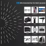 120 in 1 Precision Electric Screwdriver Set 350mAh Lithium Battery 180 RPM Motor 100 Precision Bits Ergonomic Design LED Lights