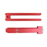 110MM/4.5INCH Adjustable Woodworking Compasses Aluminum Alloy Red Color For Scribing and Drawing