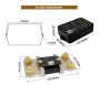 JUNCTEK Monitor de Bateria Bluetooth KL-F DC 0-120V 0-600A Testador de Bateria Tensão Corrente VA Medidor de Bateria Coulomb Medidor Indicador de Capacidade