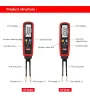 UNI-T UT116A SMD Tester Meter Multimeter Rotatable Tweezer 3000 Counts Resistance Capacitance LED Diode Continuity DC Voltage