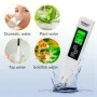 Pengukur TDS Akurasi Tinggi Penguji Air Digital 0-9990ppm TDS EC LCD Kemurnian Air PPM Filter Akuarium