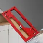 BOHAN Invisible Embedded Handle Slotting Template For Wardrobe Cabinet Door No Handle Needed Slot Positioning Tool