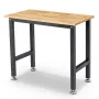 ENJOYWOOD 41 inch werkbank met rubberhouten blad, 1500 lbs laadvermogen voor houtbewerking, garage, werkplaats, kantoor, winkel