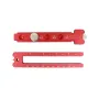 110MM/4.5INCH Adjustable Woodworking Compasses Aluminum Alloy Red Color For Scribing and Drawing