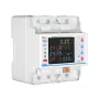 Tuya WiFi Intelligent Circuit Breaker Automatic Reclosure Protector 3P4W Power Meter Three Phase Reclosure Switch with Multiple Protections Timing Schedule Electricity Metering Functions