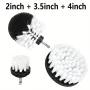 3PCS Drill Brush Set Power Scrubber Wash Cleaning Brushes Tool Kit Clean All Purpose Drill Brush For Grout Floor Tub Shower Tile Bathroom Kitchen Surface