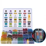 300pcs 5/7/10/15/20/25/30A Fuse Car Blade Fuse Assortment Assorted Kit Mini Small Size Blade Set Auto Truck Automotive Fuse