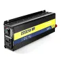 Excellway 2200-7000W ren sinusvågsväxelriktare 220V 50HZ EU-standard 12V/24V LED-display strömväxelriktare