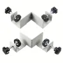 2PCS 90 Degree Right Angle Corner Clamps Double Handle Woodworking Jig Maximum Clamping Range 42mm for Woodworking Welding Framing