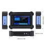 Hantek TO1112C Rechargeable Portable Oscilloscope Multimeter 2-Channel 110MHz Bandwidth 250MSa/S Sampling Rate 8M Storage Depth 7-inch TFT LCD Digital Storage Oscilloscope Arbitrary Waveform Generator with Tool Bag